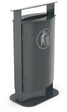 Abfallbehälter ohne Ascher -Kaspa- (Artikel 40796): Abfallbehälter ohne Ascher -Kaspa- (Artikel 40796)