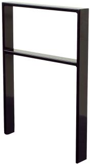 Modellbeispiel: Anlehn-/Absperrbügel -Apelland- mit Querholm, zum Einbetonieren, beschichtet DB 703