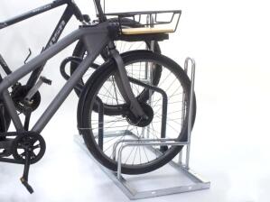 Detailansicht: Fahrradständer Anlehnparker -B-Bike-, einseitig, 2 Stellplätze (Art. 41460.0001)