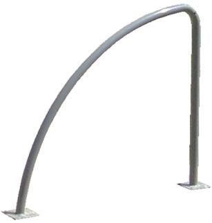 Anlehnbügel 'Cycle' Ø 40 mm aus Stahl, Höhe 800 oder 900 mm