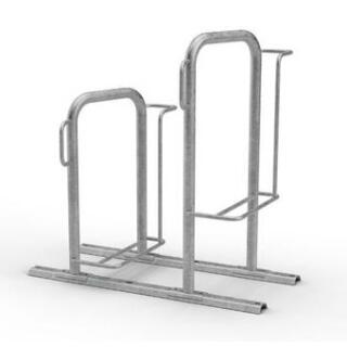 Fahrradständer KAPPA®, einseitige Radeinstellung, Radabstand 500 o. 700 mm, 1-4 Stellplätze, 1-4