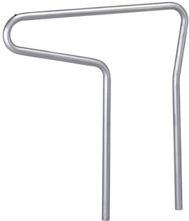 Modellbeispiel: Anlehnbügel -Single- aus Stahl, Ø 48 mm, Höhe 800 mm (Art. 694876)