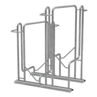 Fahrradständer EPSILON® PLUS, doppelseitige Radeinstellung, Radabstand 360 mm, 4-8 Stellplätze, 2-4