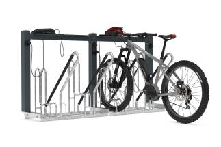 Anwendungsbeispiel: Fahrradständer nicht im Lieferumfang!