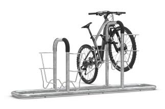 Fahrradanlehnsystem 'Typ 6000' zweiseitig