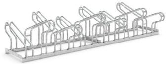 Modellbeispiel:: Fahrradständer Modellreihe 2000 (Radabstand 350 mm, tatsächliche Anzahl an Einstellplätzen ggf. abweichend)