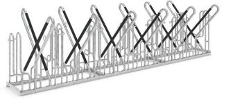 Modellbeispiel:: Fahrradständer Modellreihe 4700XBF (Radabstand 500 mm, tatsächliche Anzahl an Einstellplätzen ggf. abweichend)