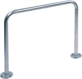 Anlehnbügel/Absperrbügel Typ 9100 Ø 48 mm aus Stahl, Höhe 800 mm