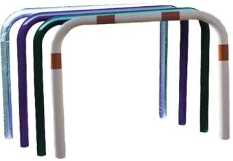 Anlehnbügel/Absperrbügel Sylt Ø 60 mm, Stahl, zum Einbetonieren, ohne Farbe, weiß/rot oder RAL
