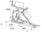 Technische Zeichnung: Doppelstockparker -Lindau II- (Art. 41417)
